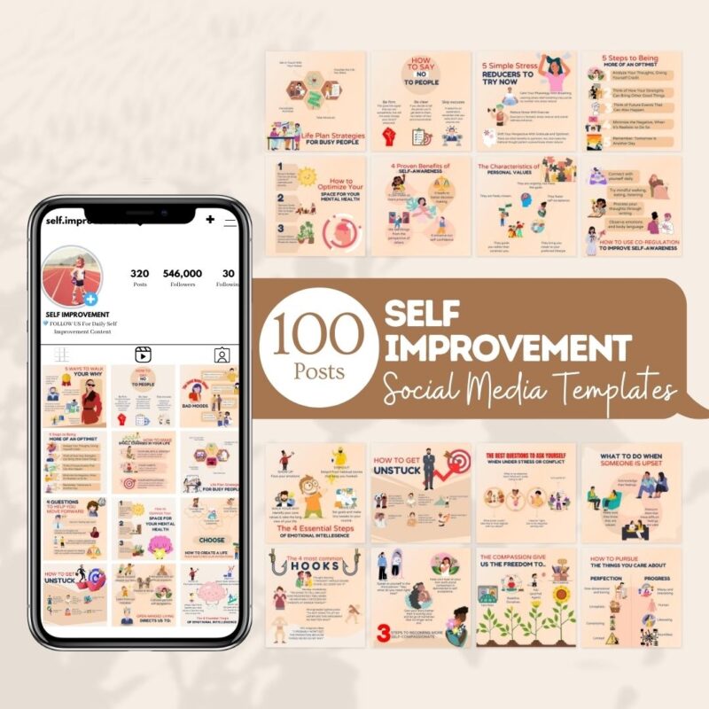 Self Improvement Design Tamplates