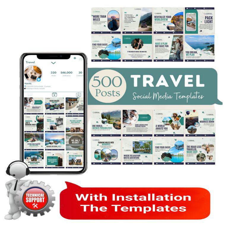 Travel Design Templates +Installation