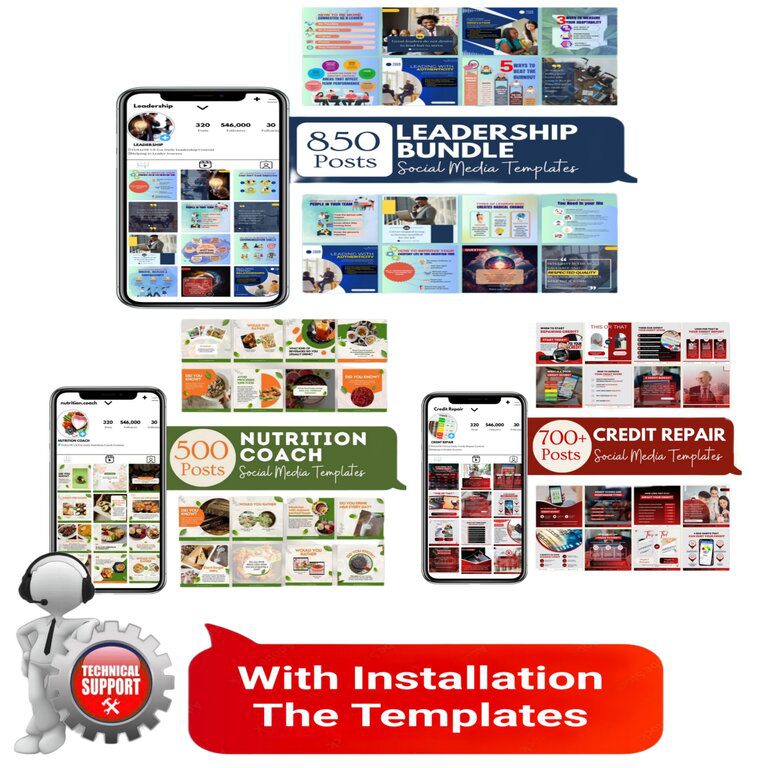 Templates packs 6M2D +Installation