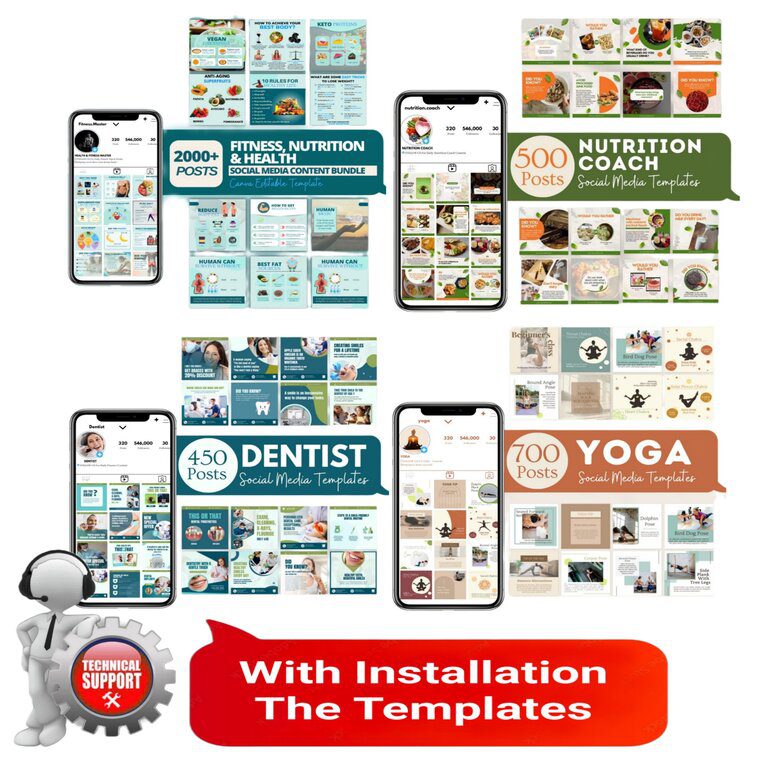 Templates packs 6M3D +Installation
